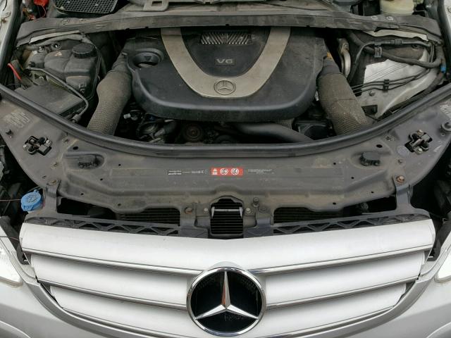 4JGCB65E66A001201 - 2006 MERCEDES-BENZ R 350 SILVER photo 7