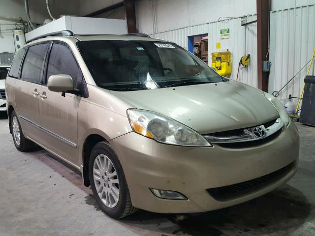 5TDZK22C78S184396 - 2008 TOYOTA SIENNA XLE GOLD photo 1