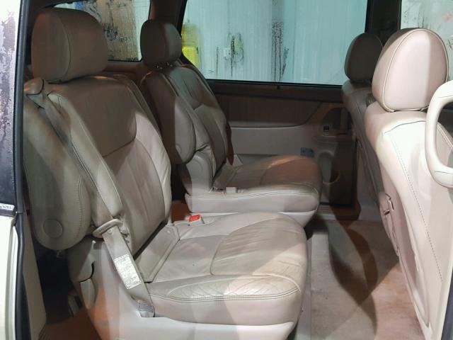 5TDZK22C78S184396 - 2008 TOYOTA SIENNA XLE GOLD photo 6