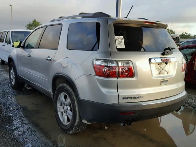 1GKKRNED0BJ248323 - 2011 GMC ACADIA SLE SILVER photo 3