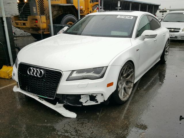 WAU2GAFC8CN058180 - 2012 AUDI A7 PRESTIG WHITE photo 2