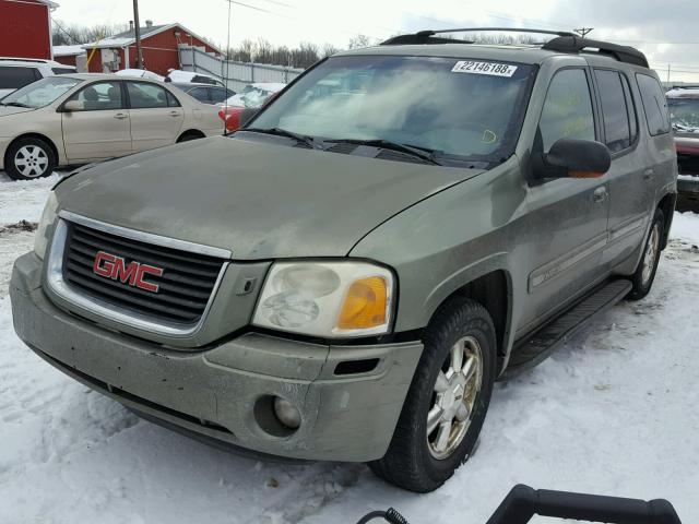 1GKET16S536206898 - 2003 GMC ENVOY XL GREEN photo 2