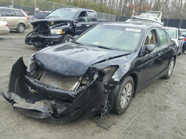 1HGCP26318A018620 - 2008 HONDA ACCORD LX BLACK photo 2