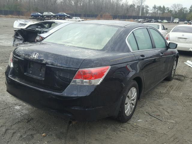 1HGCP26318A018620 - 2008 HONDA ACCORD LX BLACK photo 4