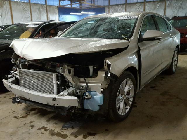 2G1125S37E9222897 - 2014 CHEVROLET IMPALA LT GOLD photo 2