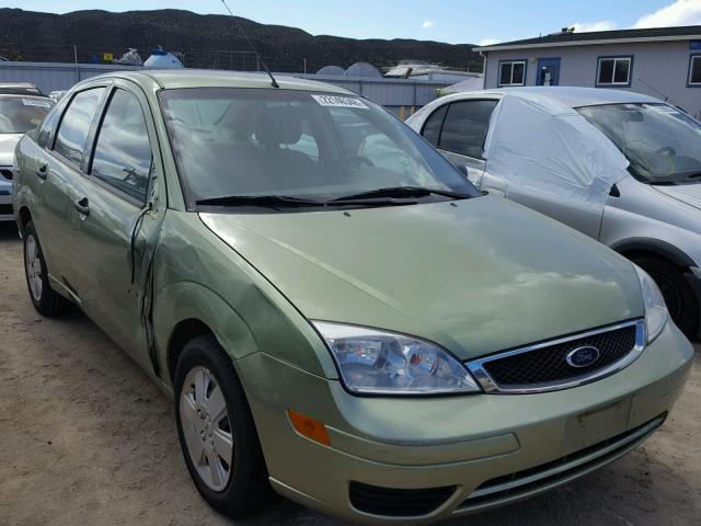 1FAFP34N67W363431 - 2007 FORD FOCUS ZX4 GREEN photo 1