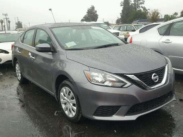 3N1AB7AP8JY205594 - 2018 NISSAN SENTRA S GRAY photo 1