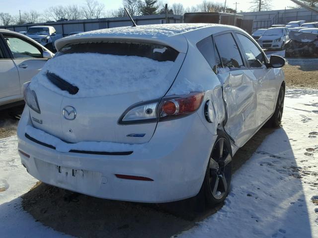 JM1BL1L76D1721406 - 2013 MAZDA 3 I WHITE photo 4