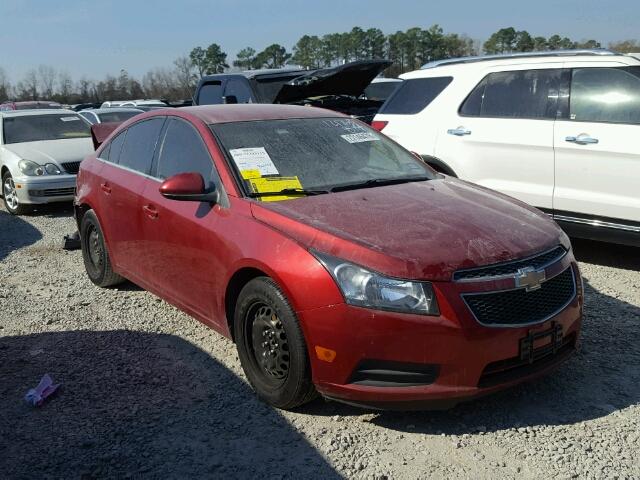 1G1PE5SB5D7136318 - 2013 CHEVROLET CRUZE LT RED photo 1