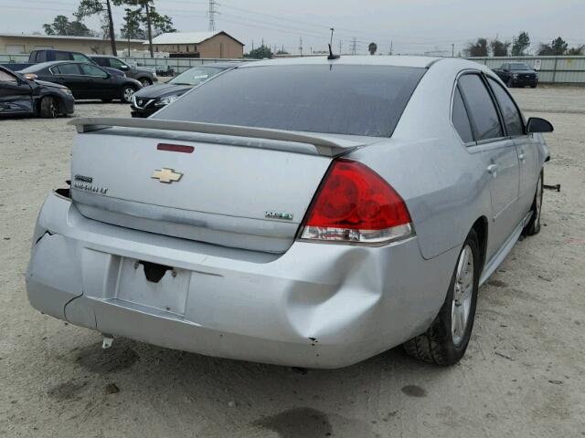 2G1WB5EK3B1325821 - 2011 CHEVROLET IMPALA LT SILVER photo 4