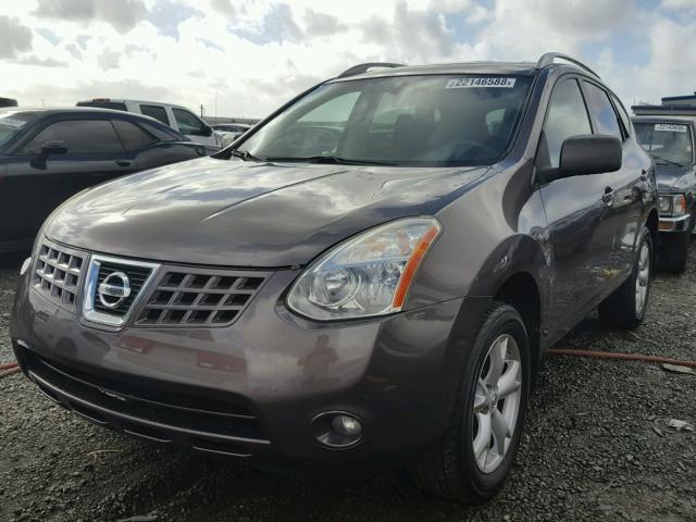 JN8AS58T69W321288 - 2009 NISSAN ROGUE S BROWN photo 2