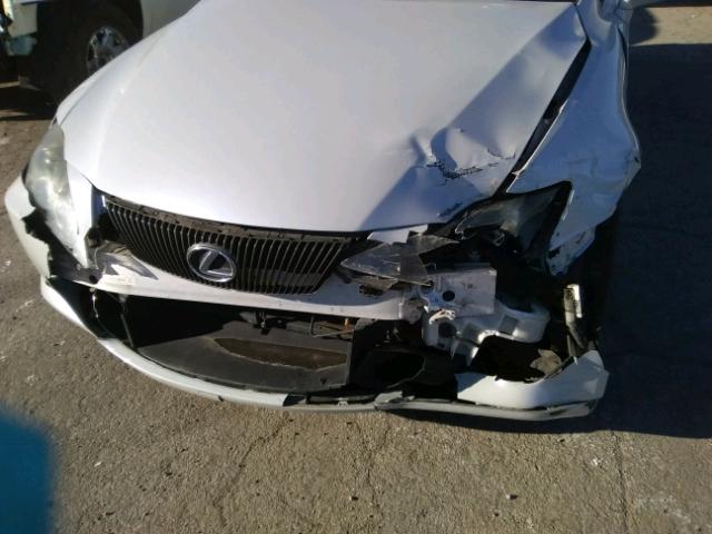 JTHCK262965002674 - 2006 LEXUS IS 250 GRAY photo 9