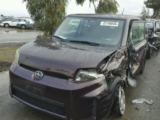 JTLZE4FE1CJ029254 - 2012 SCION XB PURPLE photo 2