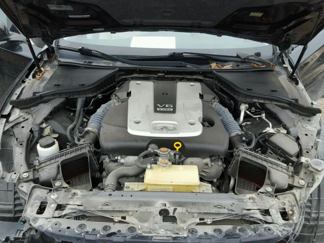 JN1BV7ARXEM701325 - 2014 INFINITI Q50 BASE Чорний фото 7