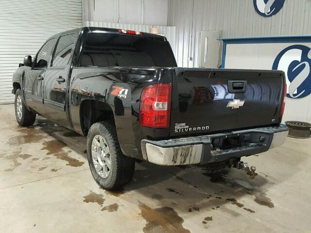 3GCEK23399G139795 - 2009 CHEVROLET SILVERADO BLACK photo 3