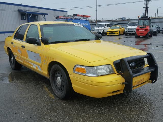 2FAHP71W87X129566 - 2007 FORD CROWN VICT YELLOW photo 1