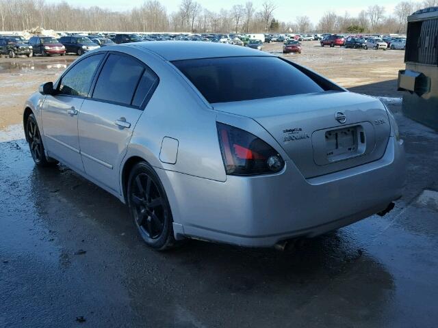 1N4BA41E06C835729 - 2006 NISSAN MAXIMA SE SILVER photo 3