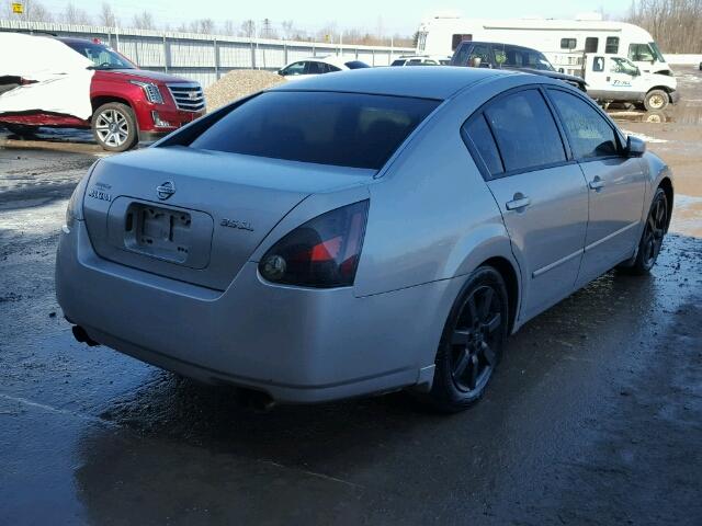 1N4BA41E06C835729 - 2006 NISSAN MAXIMA SE SILVER photo 4