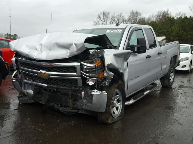 1GCVKPEC7EZ239320 - 2014 CHEVROLET SILVERADO SILVER photo 2