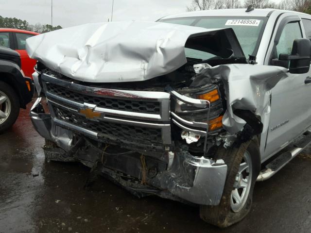 1GCVKPEC7EZ239320 - 2014 CHEVROLET SILVERADO SILVER photo 9