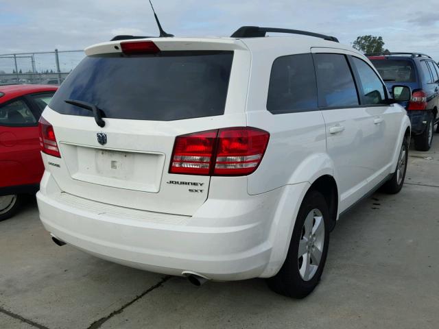 3D4PG5FV7AT234203 - 2010 DODGE JOURNEY SX WHITE photo 4