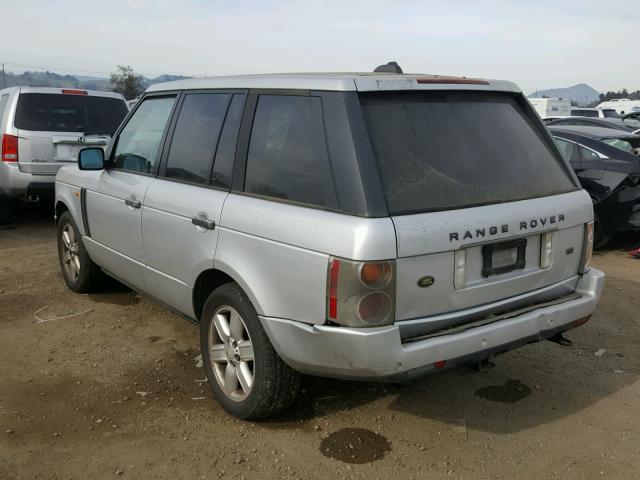 SALME11495A188327 - 2005 LAND ROVER RANGE ROVE SILVER photo 3