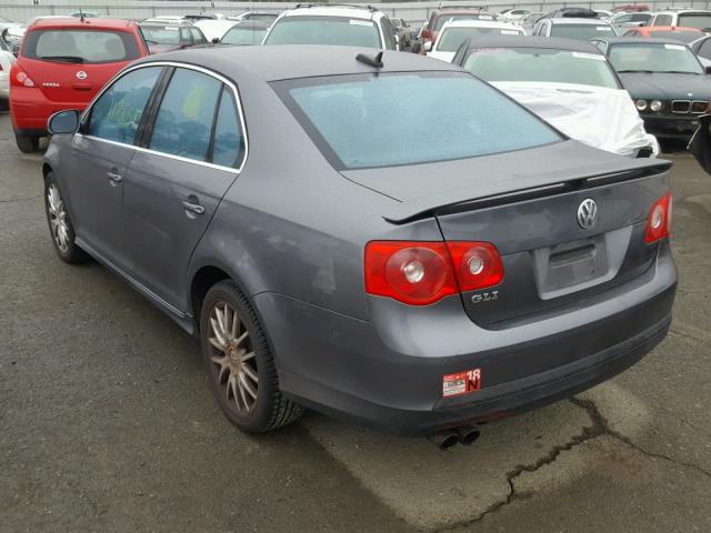 3VWXJ81K96M669042 - 2006 VOLKSWAGEN JETTA GLI GRAY photo 3