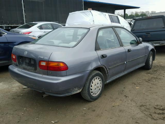 JHMEG8644SS029842 - 1995 HONDA CIVIC DX BLUE photo 4