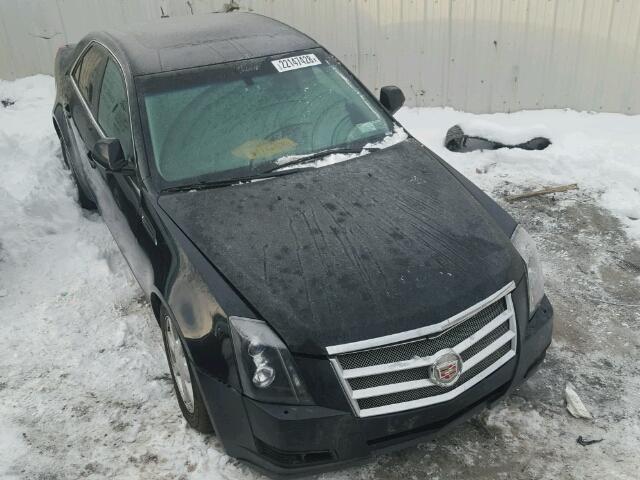 1G6DF577880154132 - 2008 CADILLAC CTS BLACK photo 1