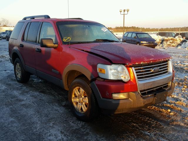 1FMEU73E56ZA13546 - 2006 FORD EXPLORER X RED photo 1