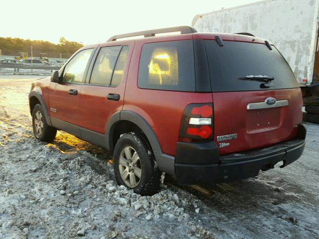 1FMEU73E56ZA13546 - 2006 FORD EXPLORER X RED photo 3