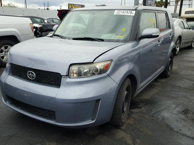 JTLKE50E791093274 - 2009 TOYOTA SCION XB SILVER photo 2