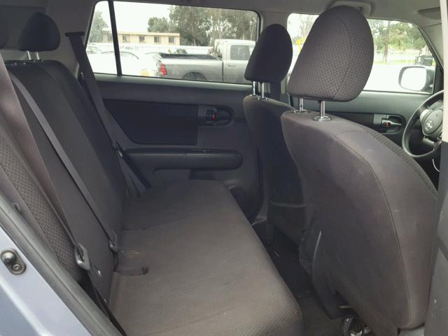 JTLKE50E791093274 - 2009 TOYOTA SCION XB SILVER photo 6