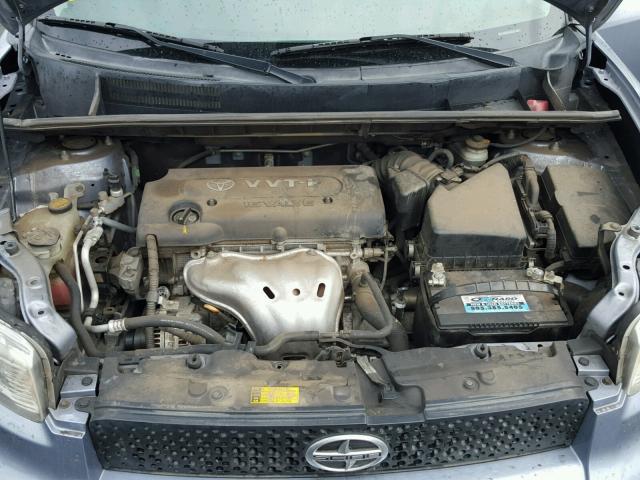 JTLKE50E791093274 - 2009 TOYOTA SCION XB SILVER photo 7
