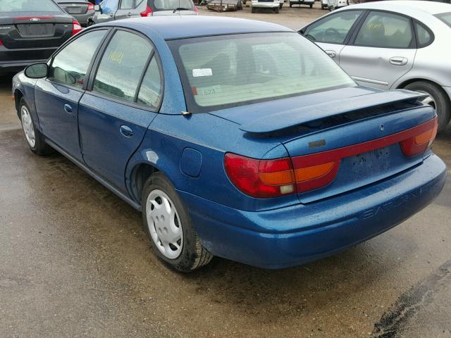 1G8ZK52702Z174958 - 2002 SATURN SL2 BLUE photo 3