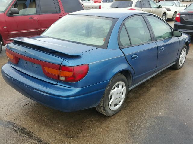 1G8ZK52702Z174958 - 2002 SATURN SL2 BLUE photo 4