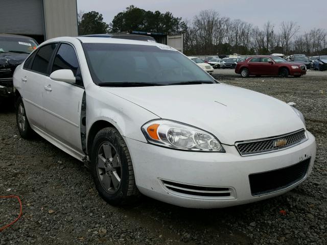 2G1WG5E30C1326310 - 2012 CHEVROLET IMPALA LT WHITE photo 1