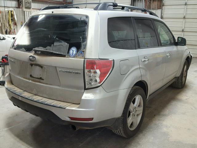 JF2SH63649H710698 - 2009 SUBARU FORESTER 2 SILVER photo 4