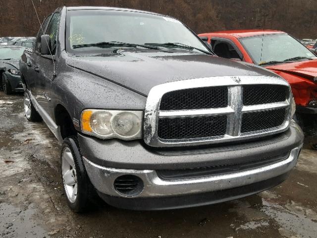 1D7HU18D33S372760 - 2003 DODGE RAM 1500 S GRAY photo 1