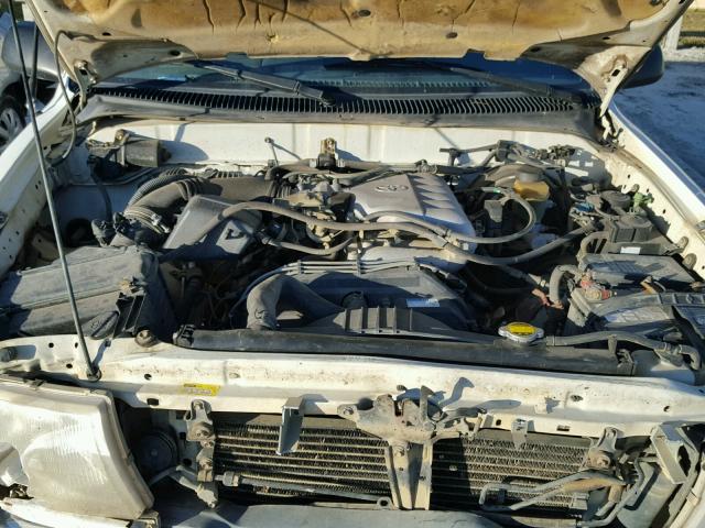 4TAWN72N1YZ680202 - 2000 TOYOTA TACOMA XTR WHITE photo 7