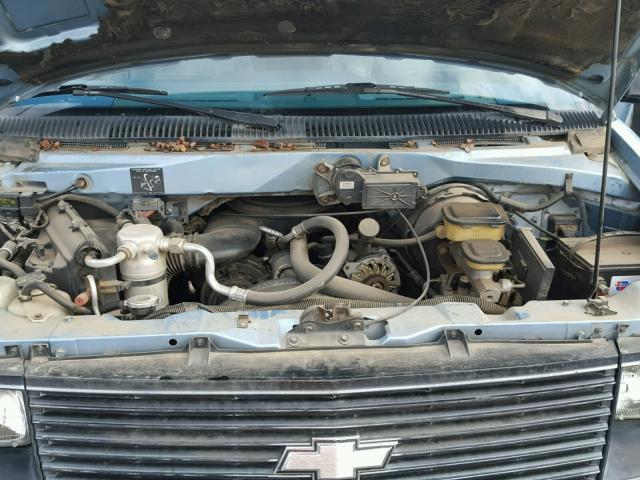 1GNDM15Z8KB130609 - 1989 CHEVROLET ASTRO BLUE photo 7