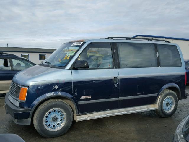 1GNDM15Z8KB130609 - 1989 CHEVROLET ASTRO BLUE photo 9