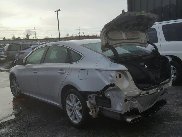 4T1BK1EB9DU015450 - 2013 TOYOTA AVALON BAS SILVER photo 3