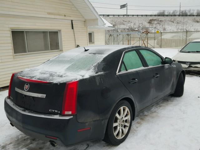 1G6DT57V480181352 - 2008 CADILLAC CTS HI FEA BLACK photo 4