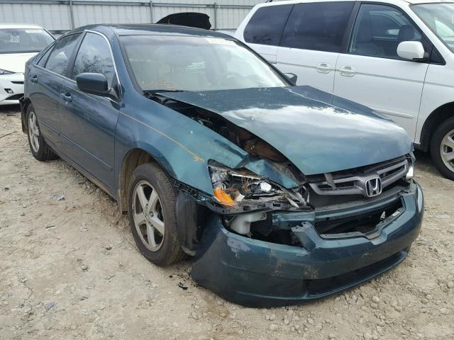 1HGCM56633A025596 - 2003 HONDA ACCORD EX GREEN photo 1