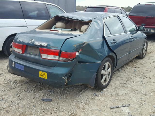 1HGCM56633A025596 - 2003 HONDA ACCORD EX GREEN photo 4