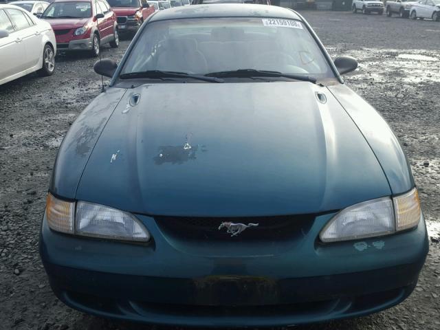 1FALP4043TF130932 - 1996 FORD MUSTANG GREEN photo 9