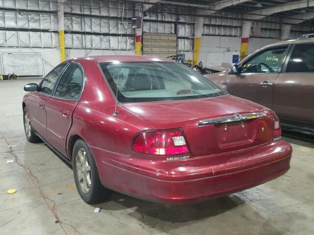 1MEFM53211G645191 - 2001 MERCURY SABLE LS BURGUNDY photo 3