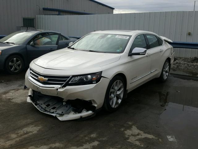 1G1145SL1EU113607 - 2014 CHEVROLET IMPALA LTZ WHITE photo 2