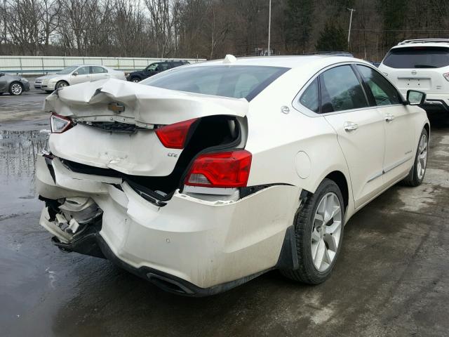 1G1145SL1EU113607 - 2014 CHEVROLET IMPALA LTZ WHITE photo 4